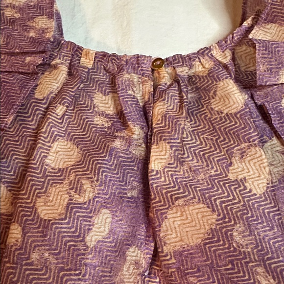 Ulla Johnson Manon Top in Lavender Handprint Dot Size 4 - Picture 10 of 10